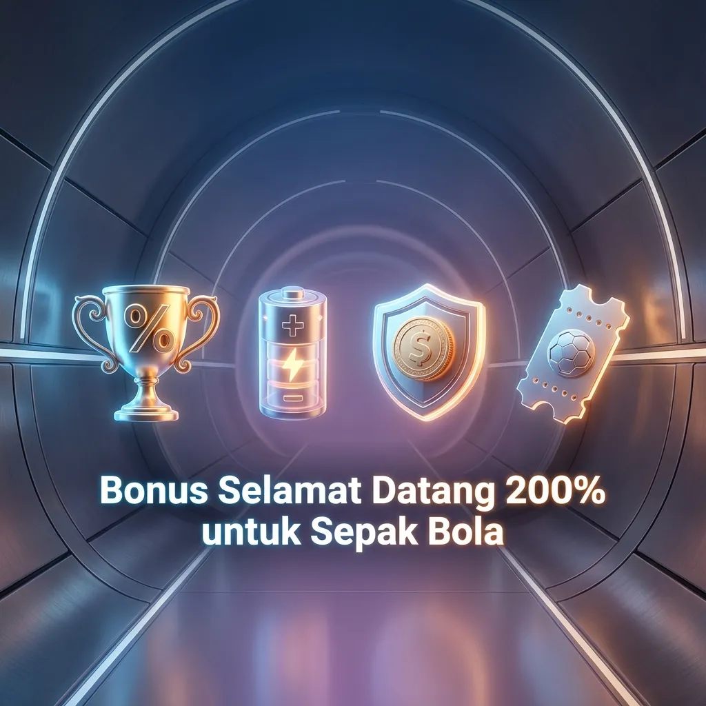 Banner promo: Bonus Selamat Datang 200% untuk sepak bola. Deposit Rp100k dapat Rp200k, hingga Rp2 juta. Gunakan kode BOLA200.