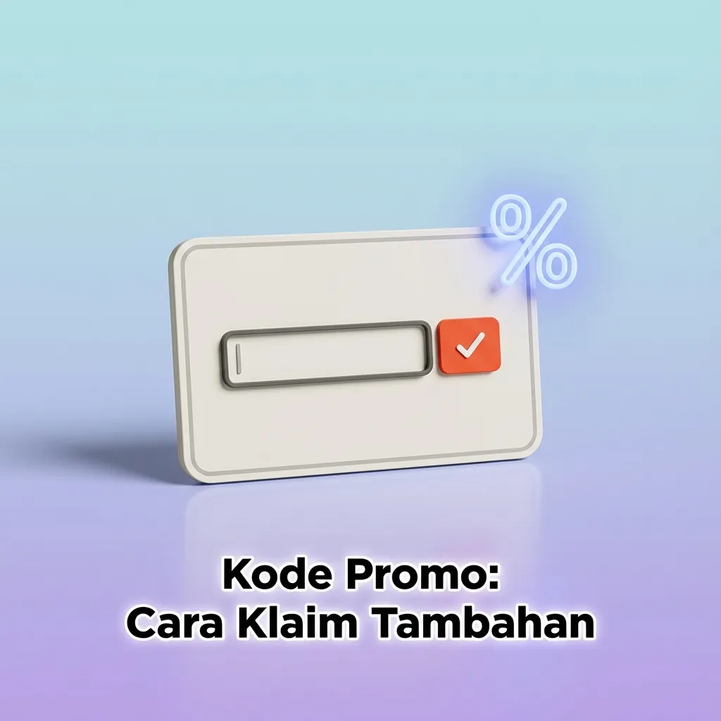 Panduan klaim kode promo: masukkan INDO200/SPORT50 di Kasir, setujui syarat, konfirmasi deposit.