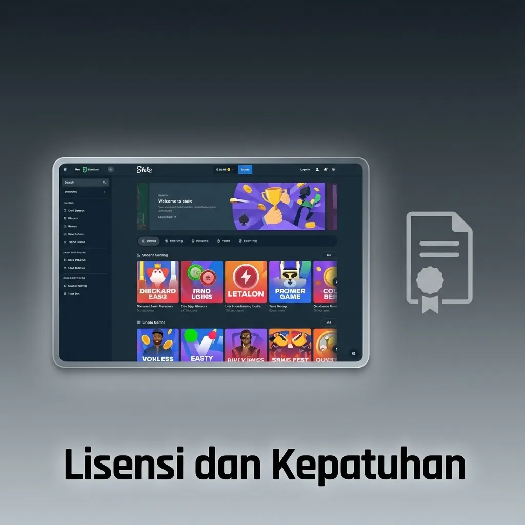 Ikon lisensi dan kepatuhan: Curacao eGaming (Antillephone N.V.), lisensi 2017; privasi, keamanan, permainan bertanggung jawab.