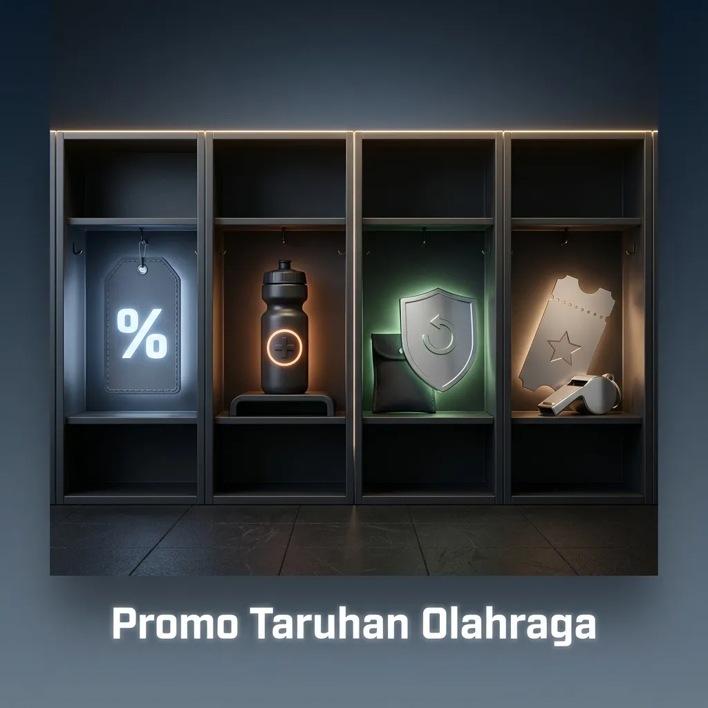 Banner promo taruhan olahraga: Boost Akumulator, Free Bet mingguan, Cashback, Odds Boost esports & kriket, Pembayaran Dini.