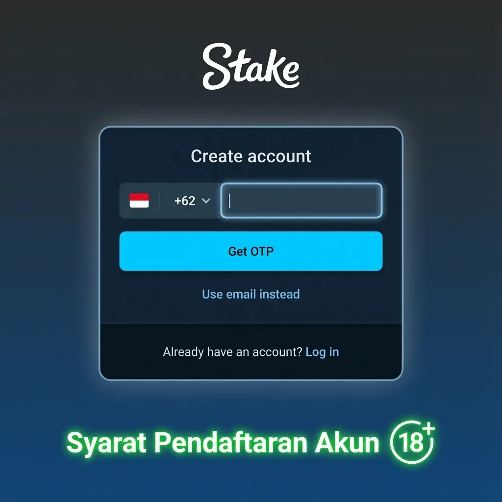 Ilustrasi syarat pendaftaran akun: 18+, data KTP/SIM valid, satu akun, domisili legal, dilarang berbagi akses, email sendiri.