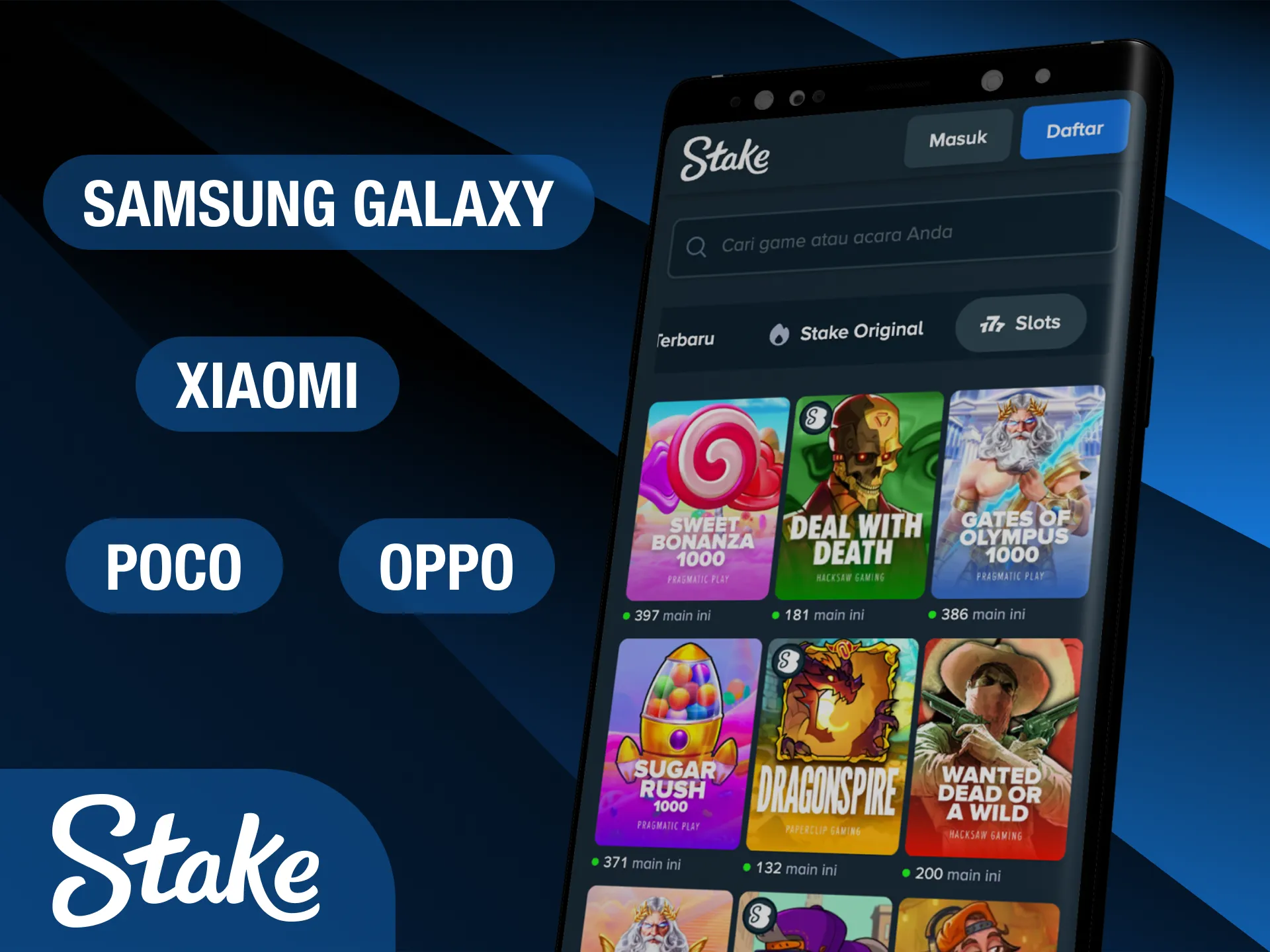 Lihat daftar perangkat Android yang kompatibel untuk menjalankan sistem Stake App.