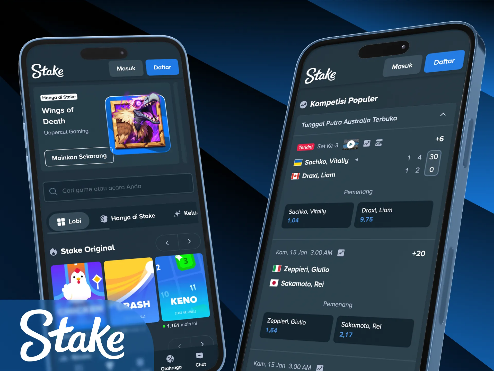 Pastikan syarat minimum sistem iOS terpenuhi untuk memasang Stake App terbaru.