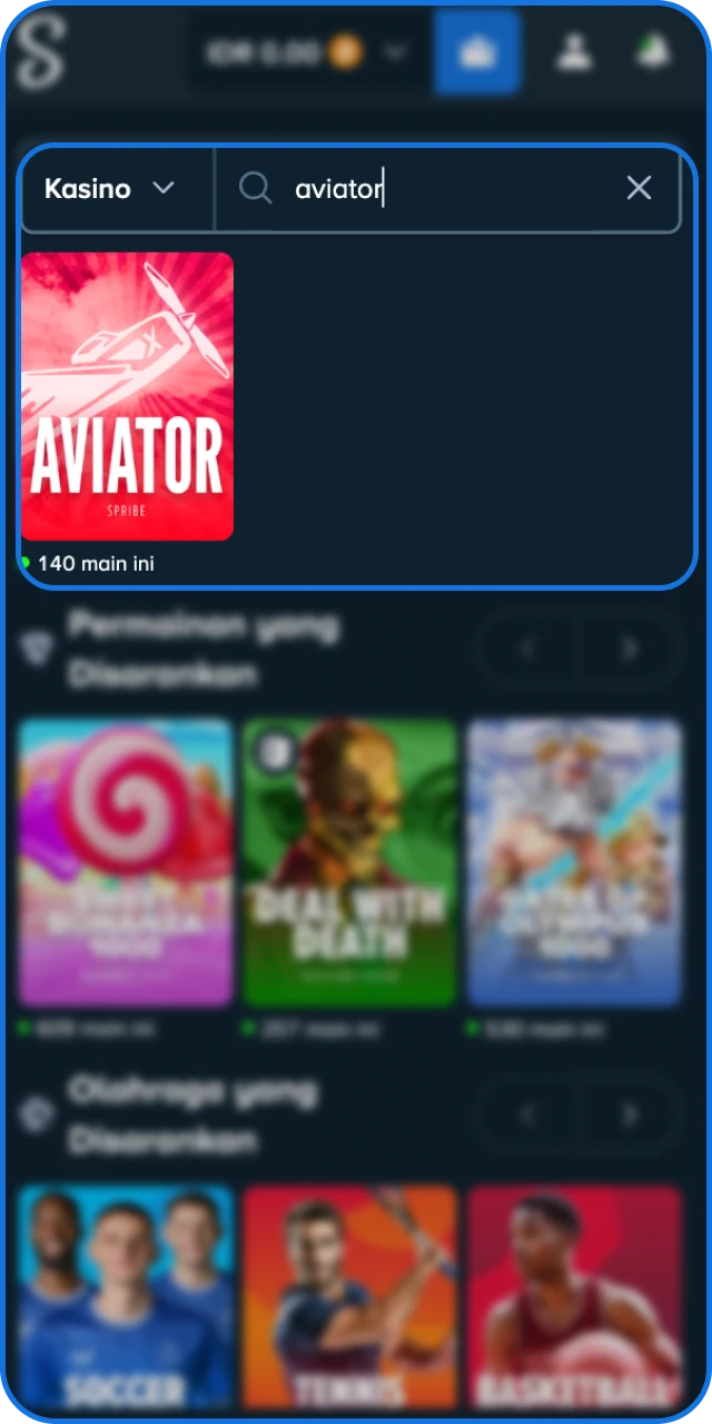 Cari game Aviator, lalu buka mode demo untuk memahami ritme permainan di Stake Indonesia.