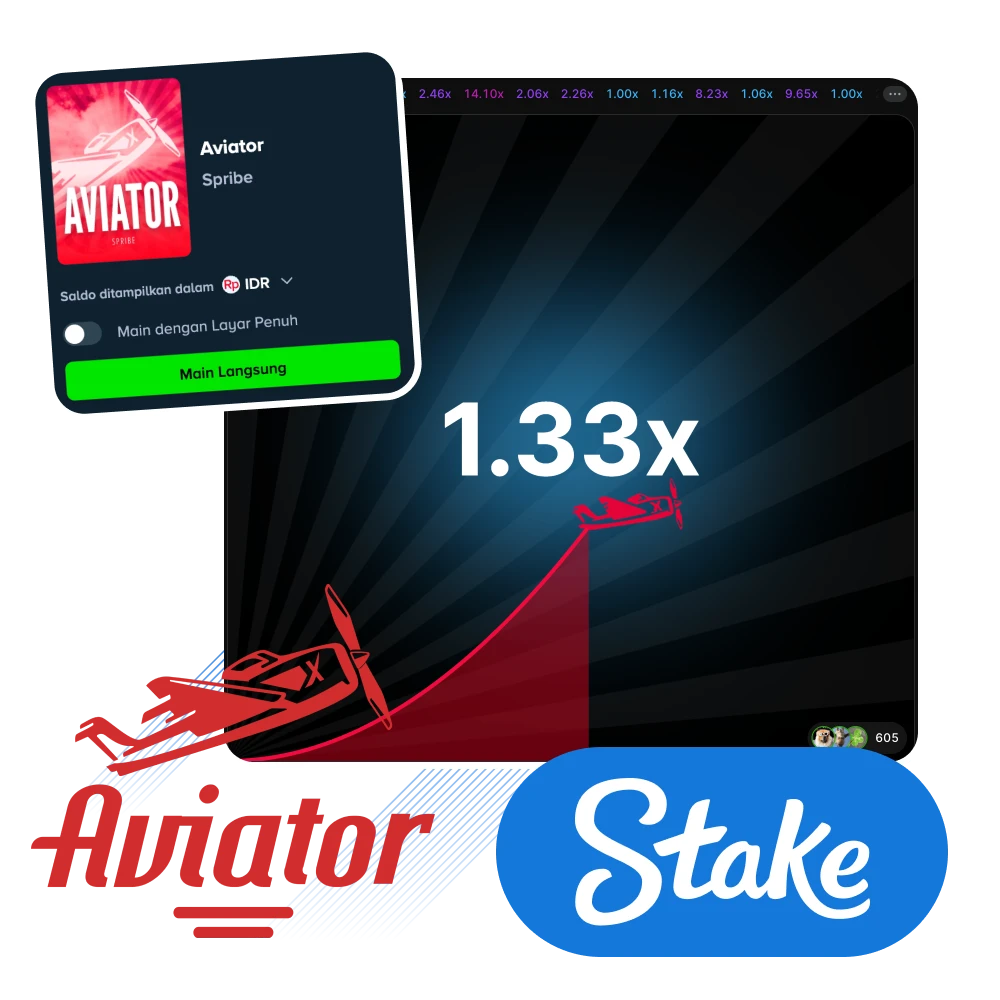 Mainkan game Aviator di Stake dengan antarmuka yang cepat dan intuitif bagi pemain Indonesia.
