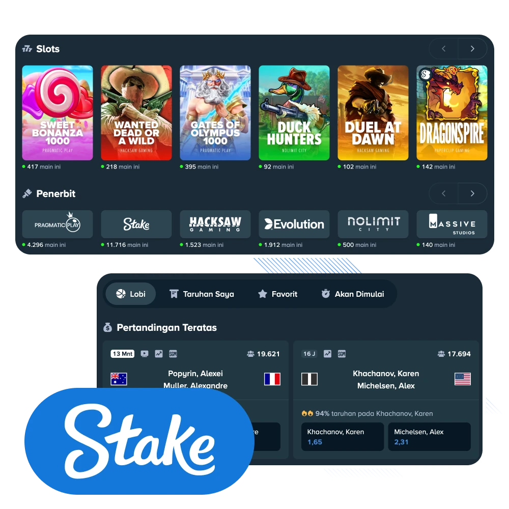 Pelajari panduan mulai bertaruh di Indonesia dan apa yang diharapkan saat menggunakan platform Stake.