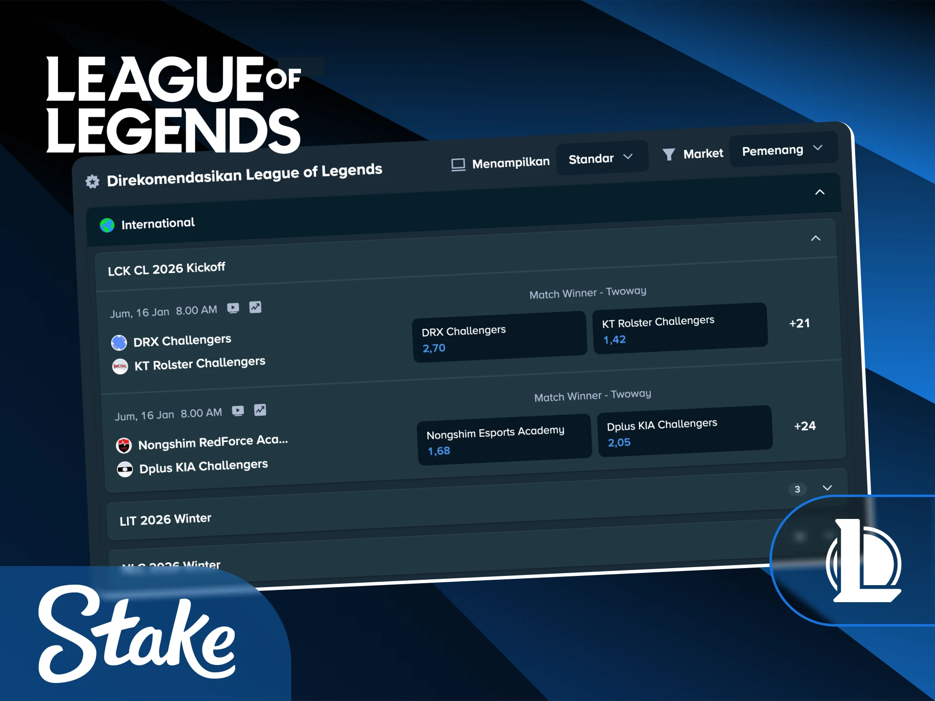 Fokus pada meta dan objektif tim saat bertaruh di game League of Legends Stake Indonesia.