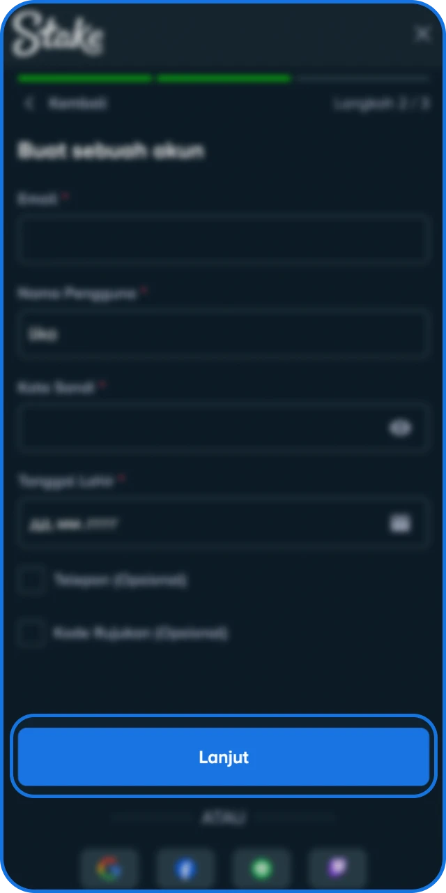 Segera buat akun baru Anda untuk mengakses pasar taruhan kriket internasional di Stake Indonesia.