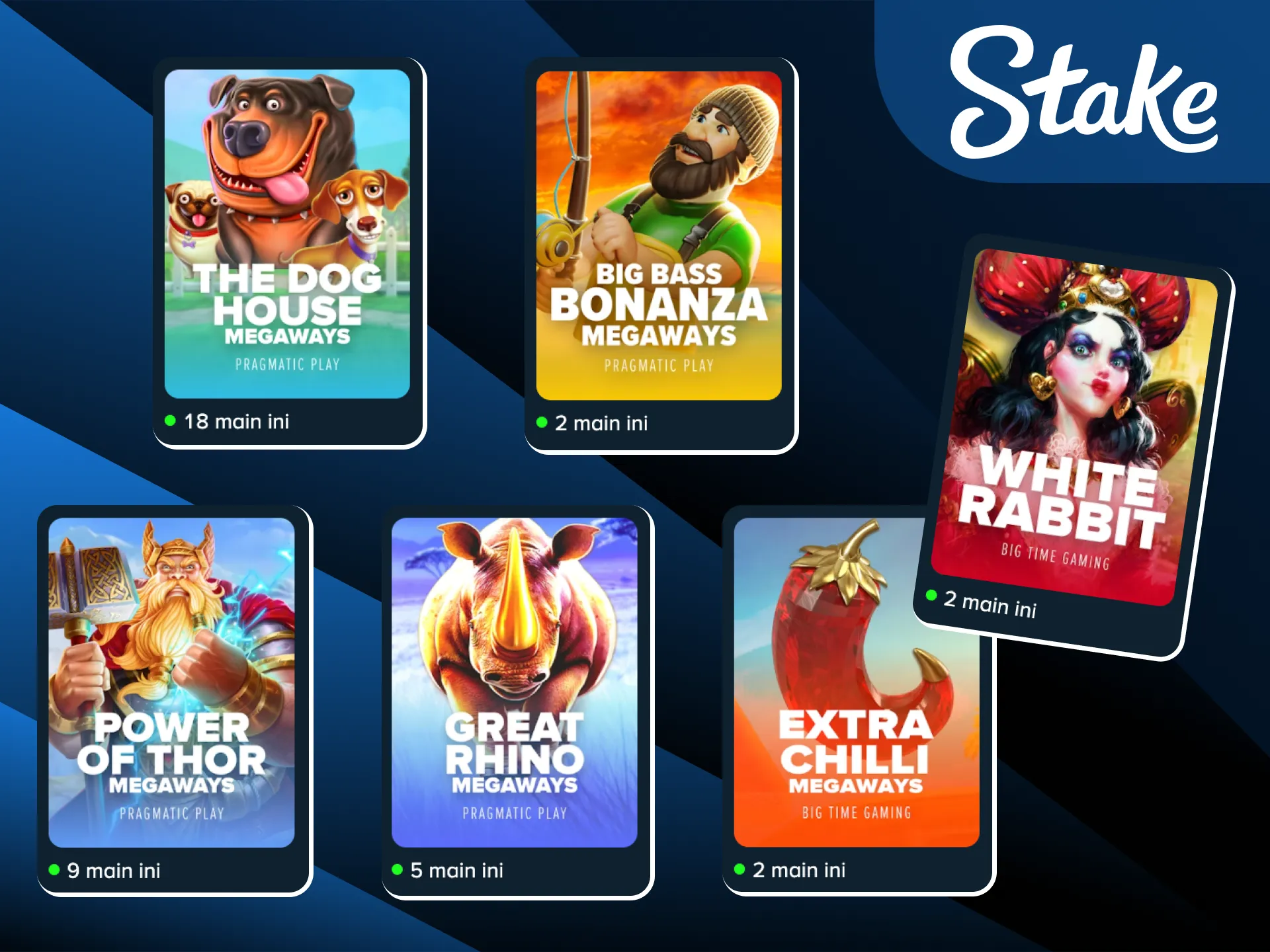 Uji keberuntungan Anda di slot Megaways yang menawarkan ribuan cara untuk menang di Stake Indonesia.