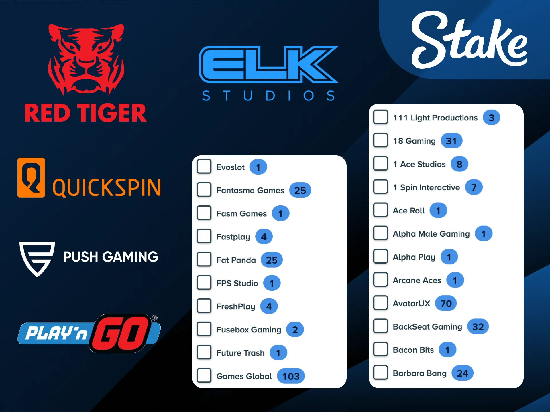 Pilih provider slot berkualitas dengan variasi tema lengkap dari pengembang ternama dunia di Stake Indonesia.