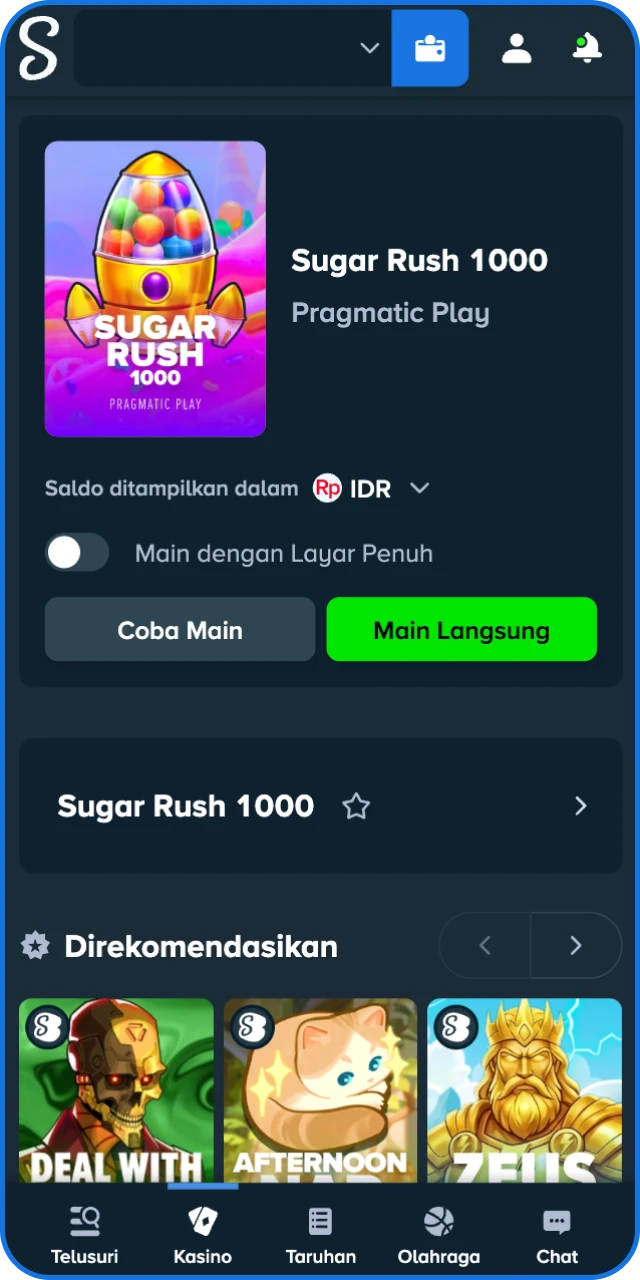 Coba mode demo terlebih dahulu untuk memahami mekanisme simbol dan bonus sebelum bertaruh di Stake Indonesia.