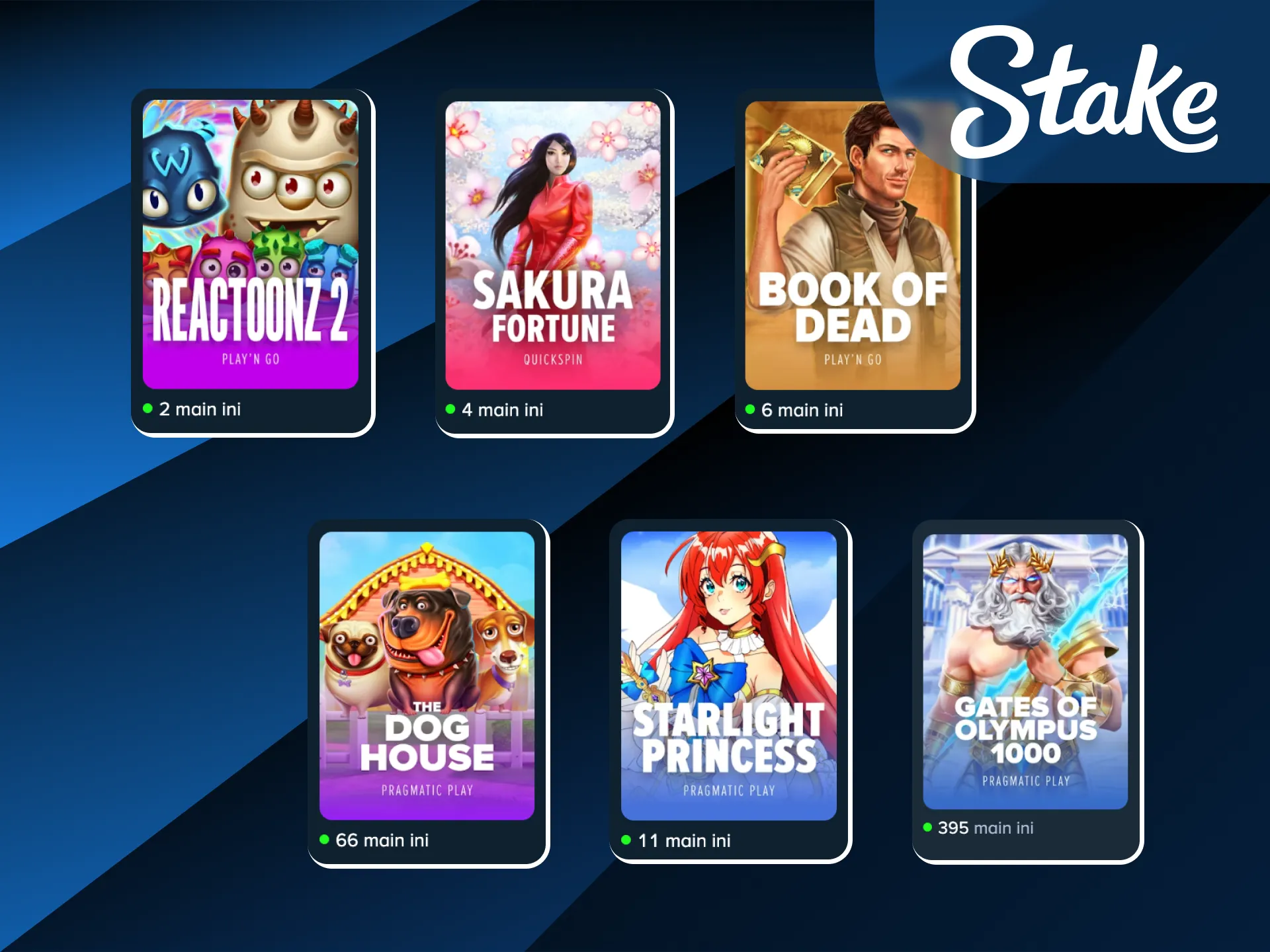 Mainkan video slot 5 gulungan dengan beragam tema menarik dan fitur bonus melimpah di Stake Indonesia.