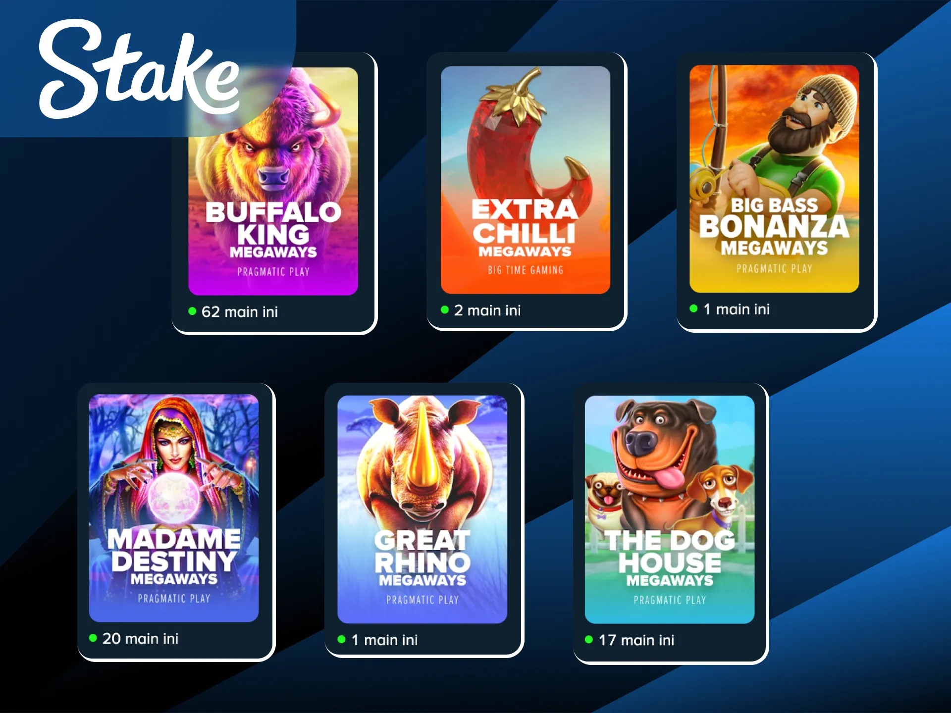 Raih kemenangan besar dengan bermain slot megaways di platform Stake Indonesia.