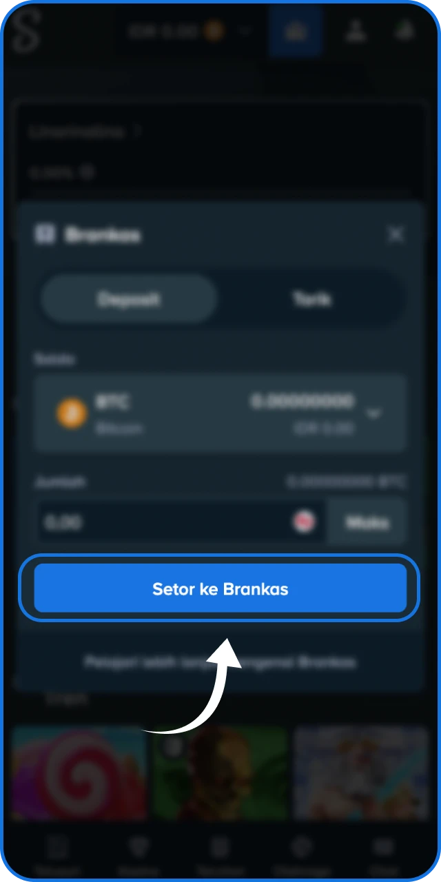 Lakukan Deposit dana Anda sebagai langkah awal taruhan di Stake Indonesia.